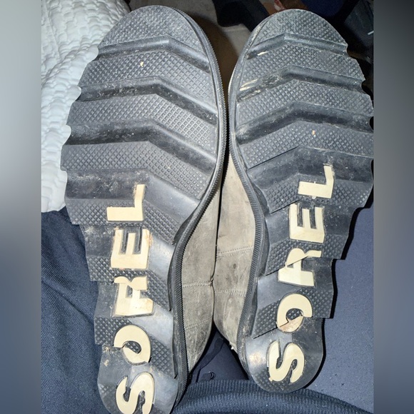 Sorel Wedge Weatherproof Leather Boots in Grey - Size 8 - Picture 3 of 5